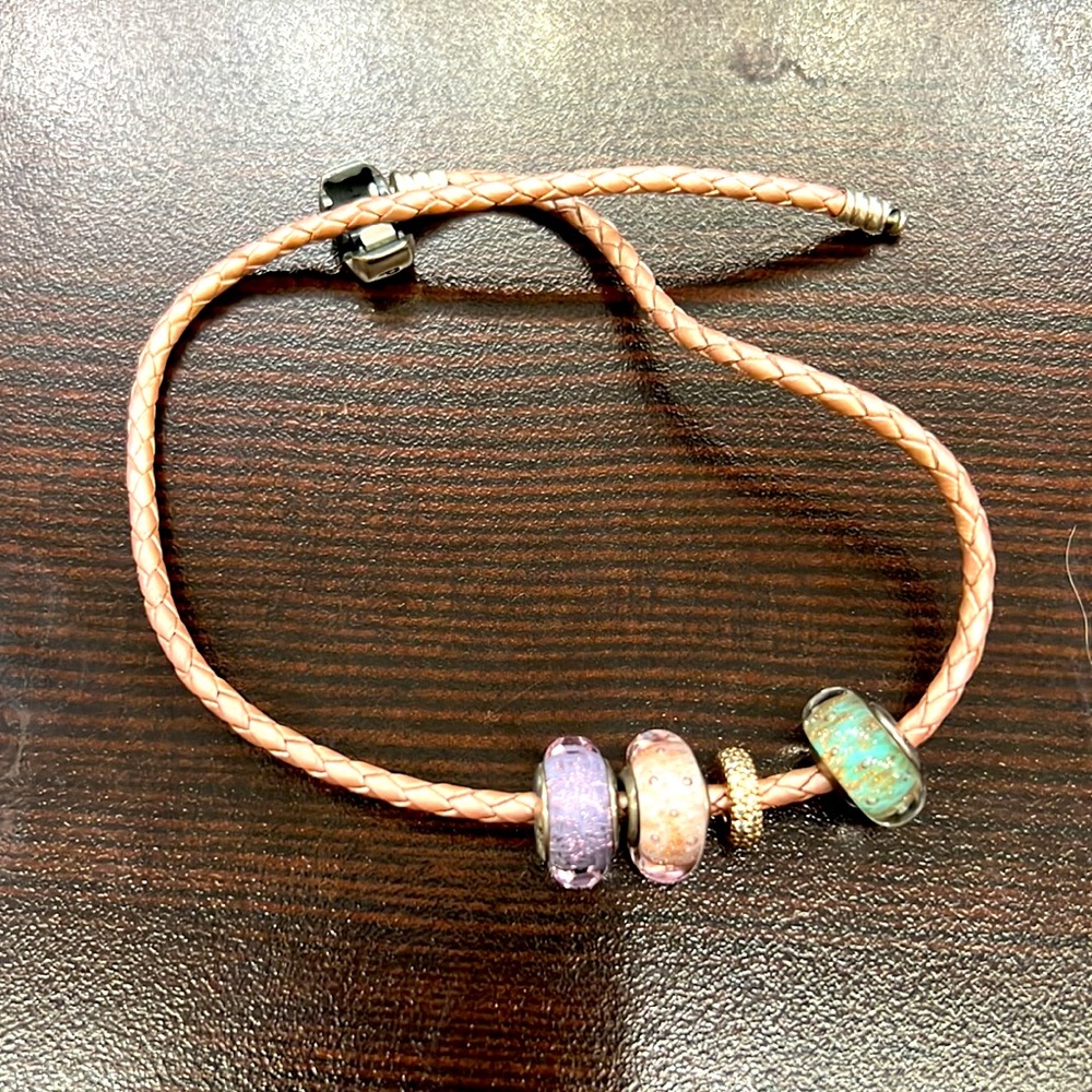 Pandora double cord bracelet (charms are not included) - Picture 6 of 6